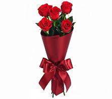 Букет 5 Красных роз Эдлесс Лав в Нижней Шиловке