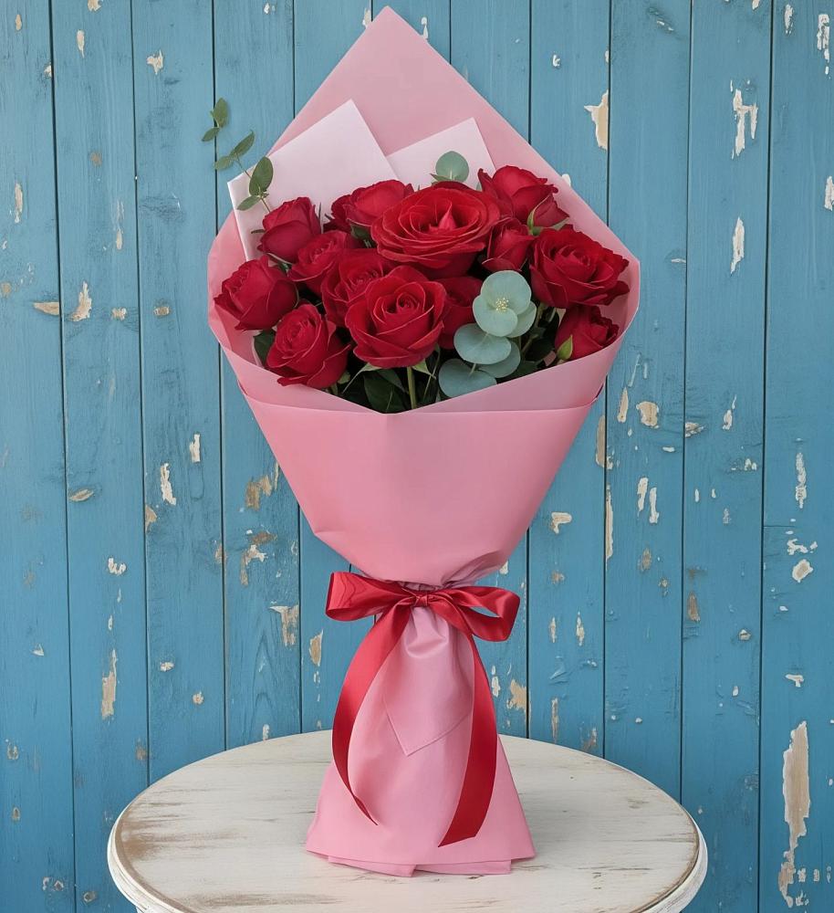 Букет цветов из: Розы в Нижней Шиловке