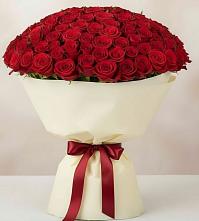 Букет 101 Красная роза Милано #REPLACE_PRED# Нижней Шиловке