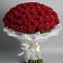 Букет 101 Красная роза Блэк Мэджик в Нижней Шиловке