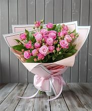 Букет Розовый кустик в Нижней Шиловке