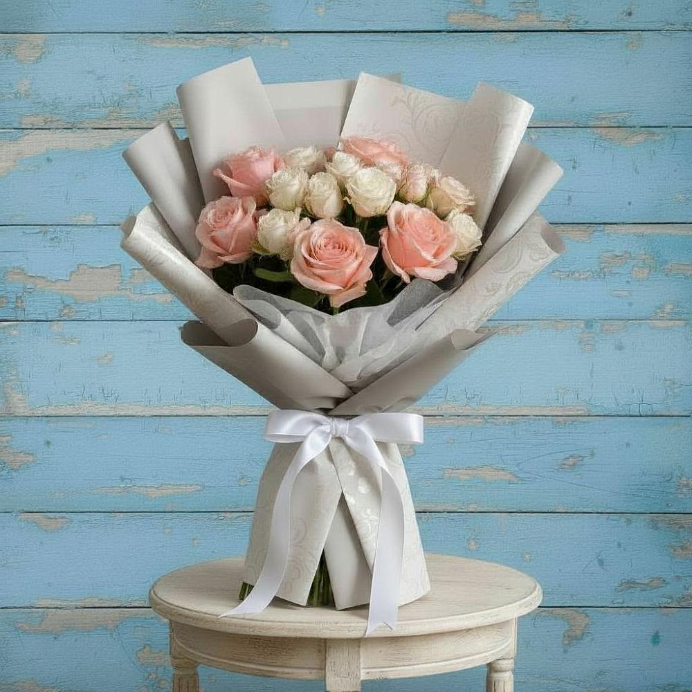 Букет цветов из: Розы в Нижней Шиловке