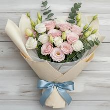 Букет цветов из:  Лизиантусы #REPLACE_PRED# Нижней Шиловке