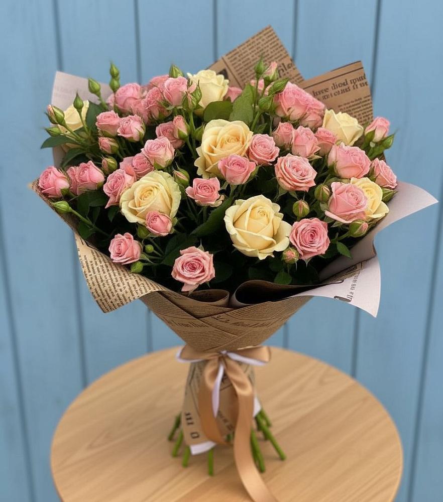 Букет цветов из: Розы в Нижней Шиловке