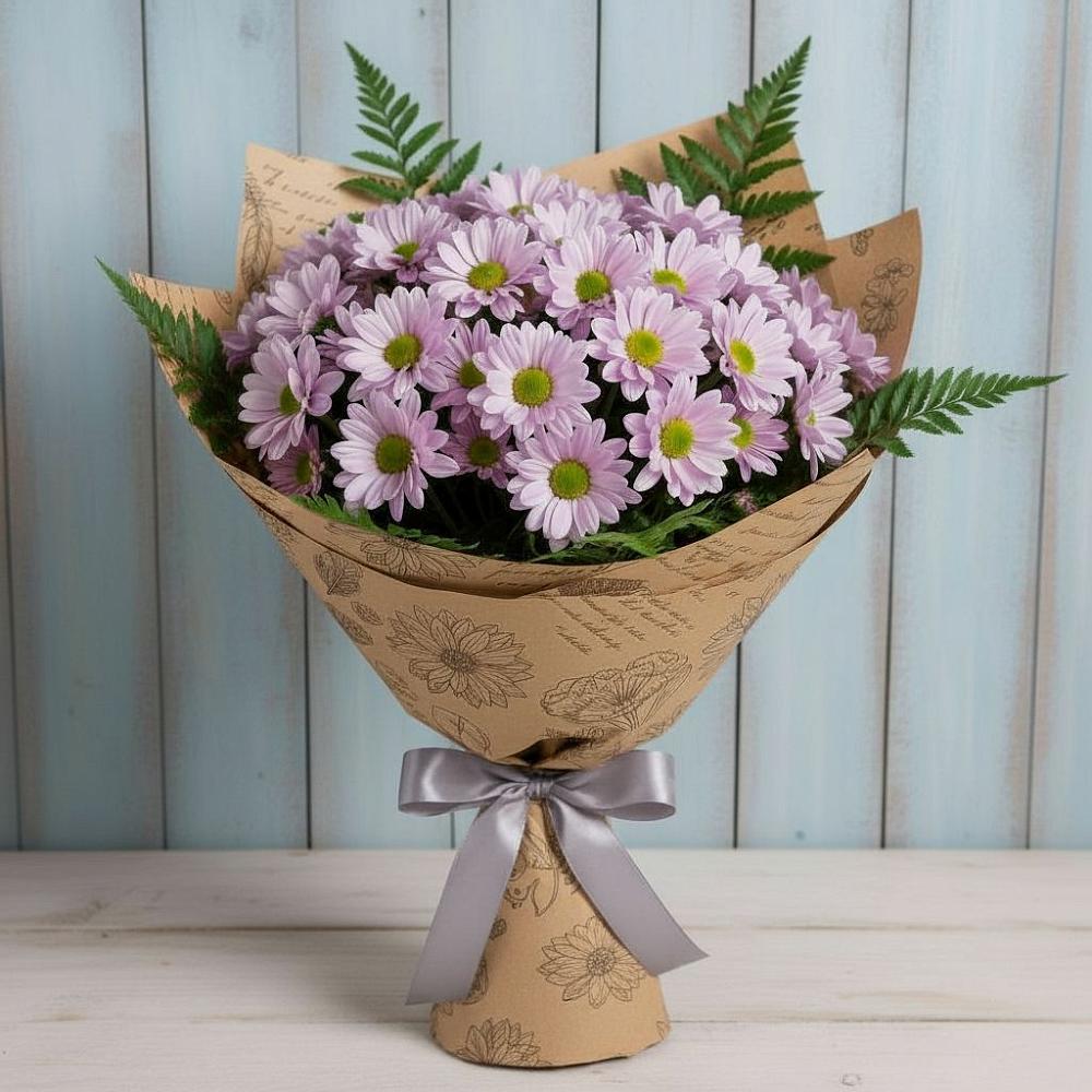 Букет цветов из: Хризантемы в Нижней Шиловке
