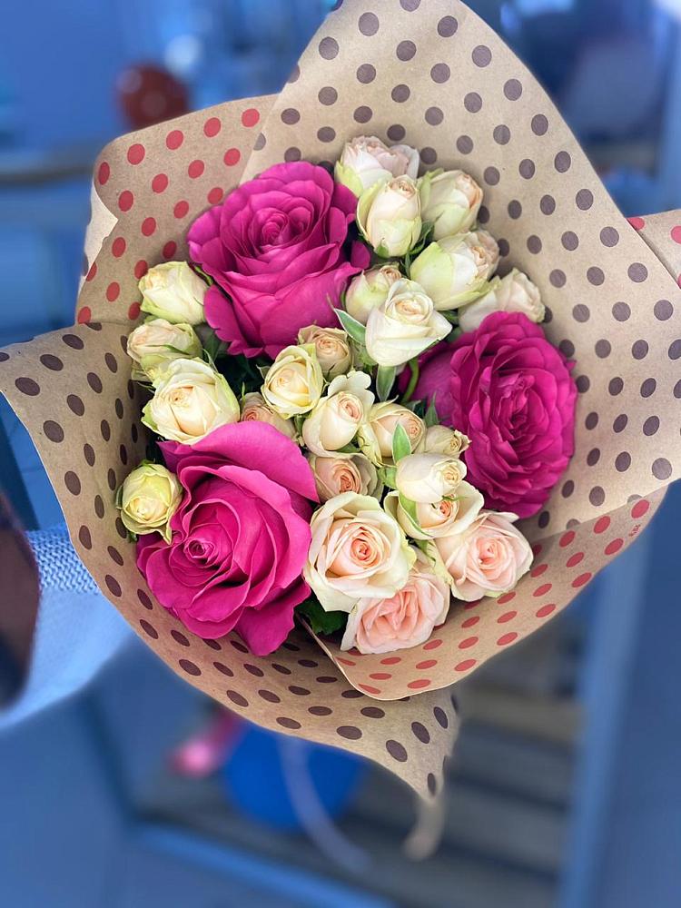 Букет цветов из: Розы в Нижней Шиловке