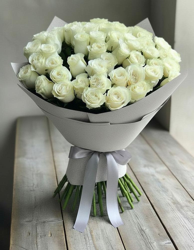Букет 35 Белых роз в Нижней Шиловке