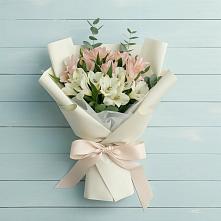 Букет цветов из:  Альстромерии в Нижней Шиловке