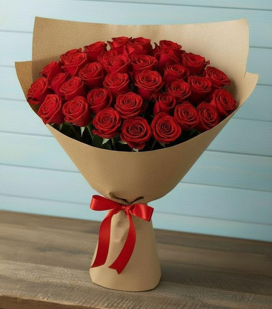 Букет Красные розы Милано в Нижней Шиловке