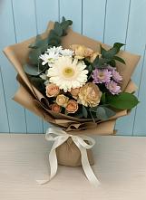 Букет цветов из:  Герберы и Хризантемы в Нижней Шиловке