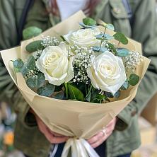 Букет Нежные грёзы в Нижней Шиловке Букет цветов из: Розы в Нижней Шиловке
