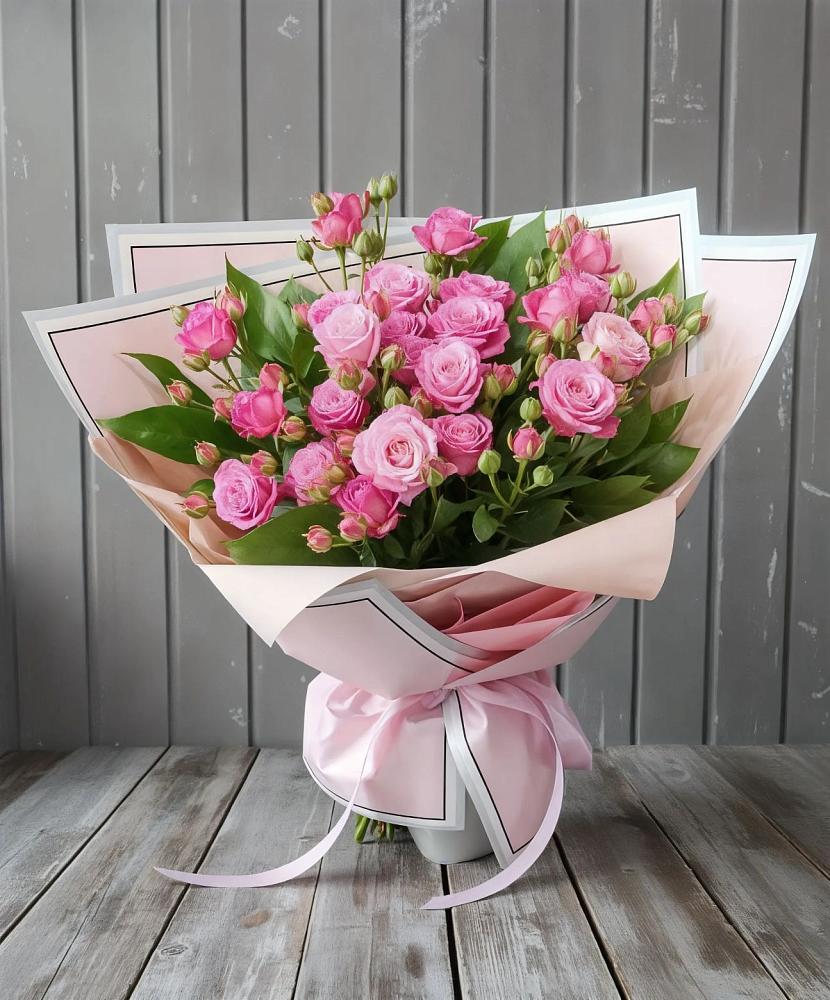 Букет Розовый кустик в Нижней Шиловке