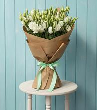 Букет цветов из:  Лизиантусы в Нижней Шиловке