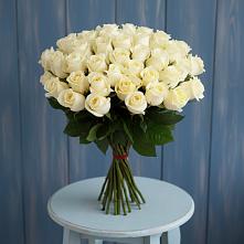 Букет 51 Белая роза Эдлесс Лав #REPLACE_PRED# Нижней Шиловке