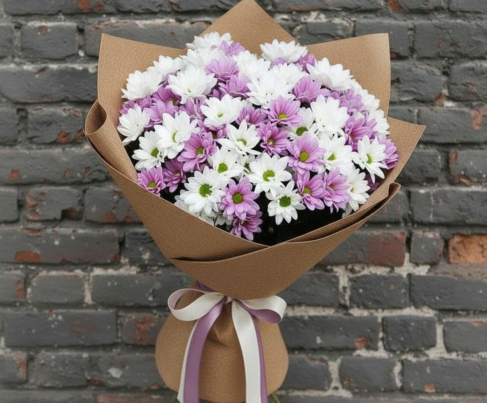 Букет цветов из: Хризантемы в Нижней Шиловке