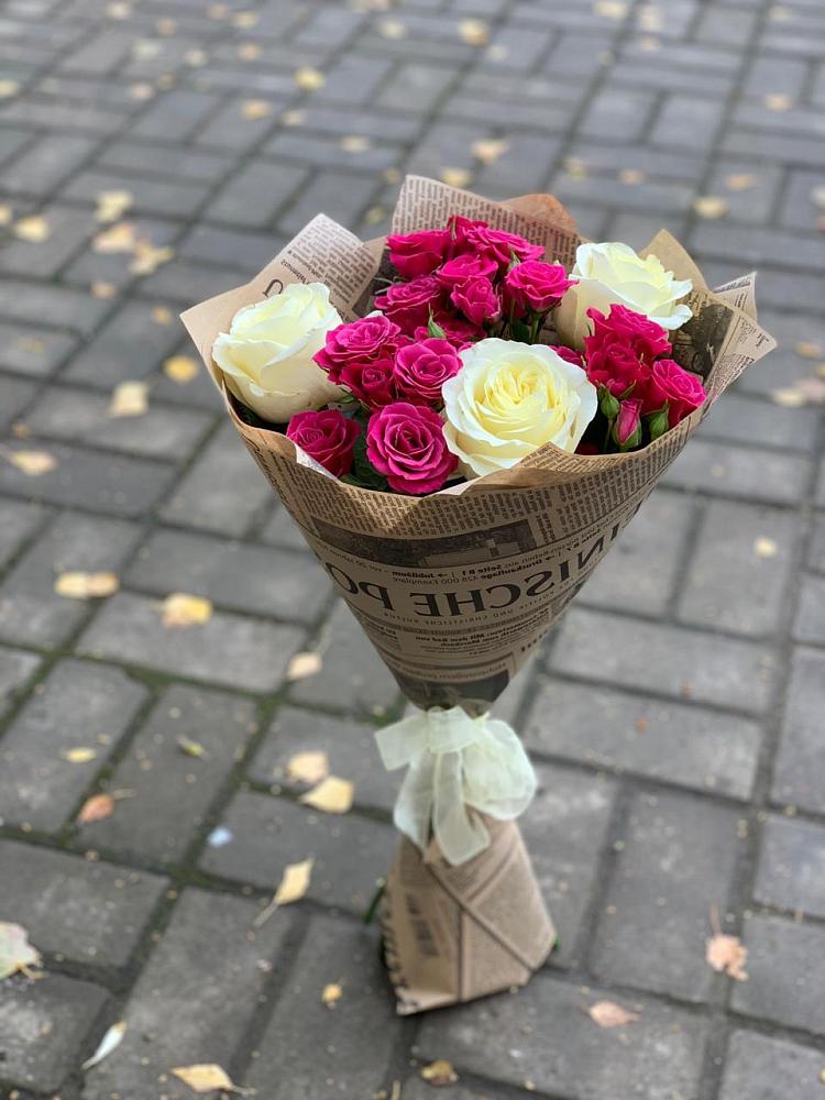 Букет цветов из: Розы в Нижней Шиловке