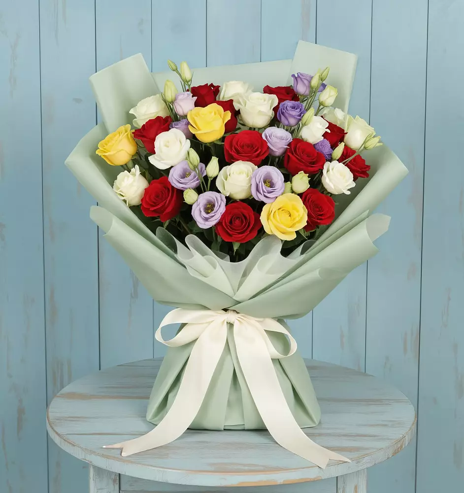 Букет цветов из: Розы в Нижней Шиловке