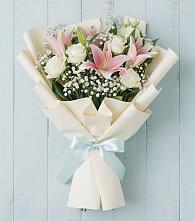 Букет цветов из:  Лилии в Нижней Шиловке