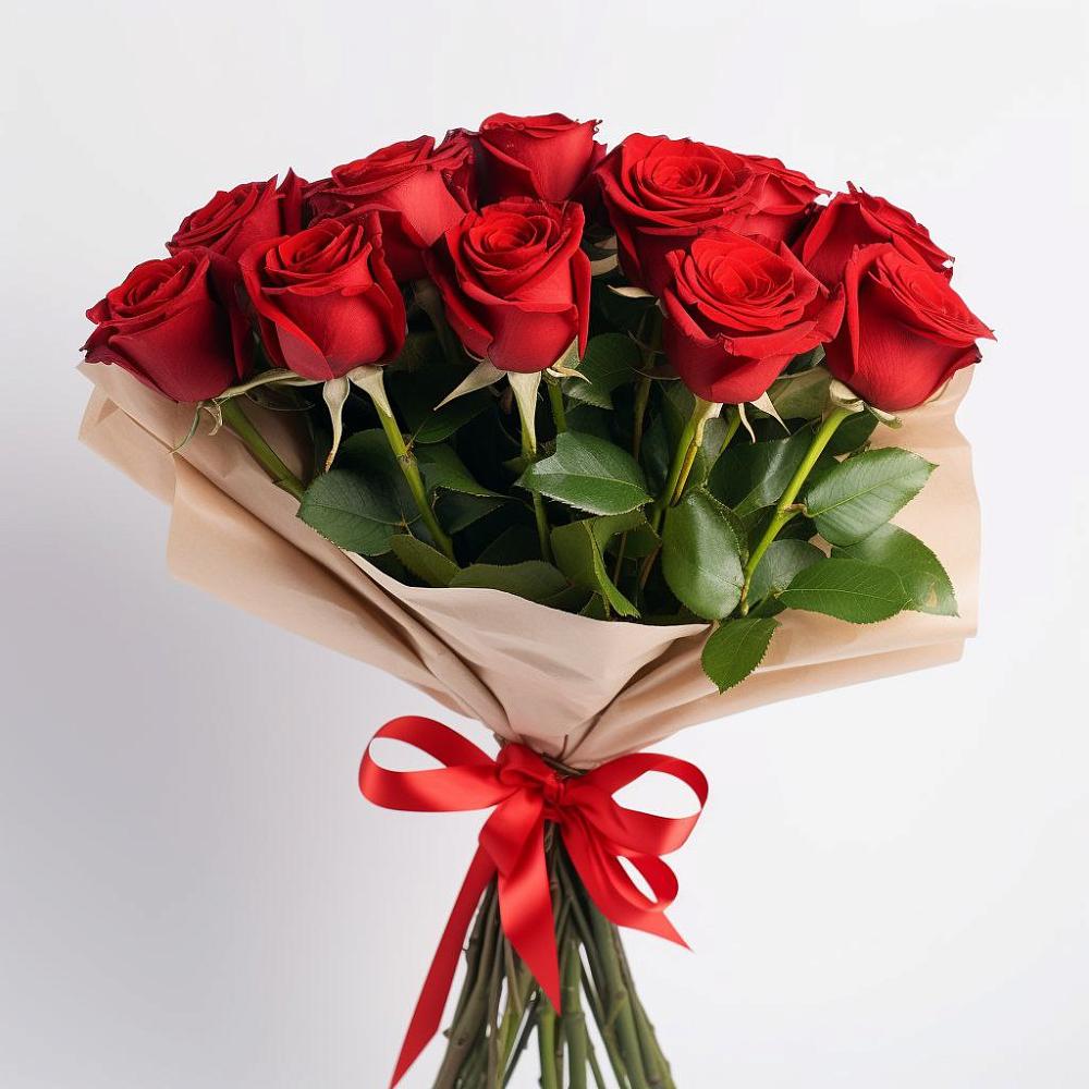 Букет 11 Красных роз Эдлесс Лав в Нижней Шиловке