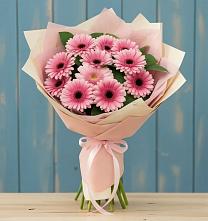 Букет цветов из:  Герберы #REPLACE_PRED# Нижней Шиловке